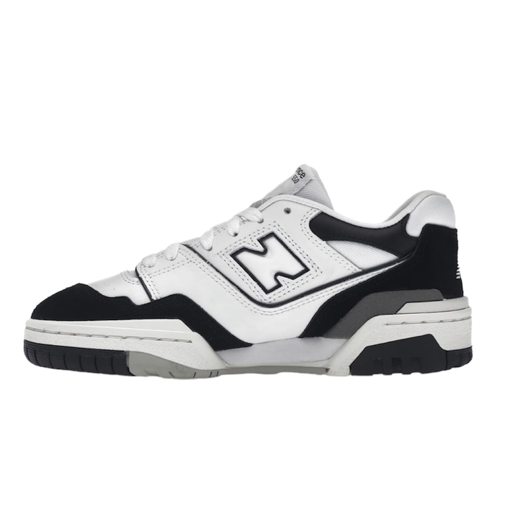 NWT New Balance 550 White Black Rain Cloud Size Youth 5.5/Women’s 7